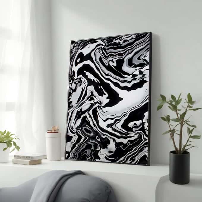 Abstract Artwork | Modern Wall Art Style | Single, A2 at XILEF Art